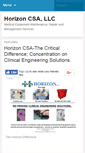 Mobile Screenshot of horizonbiomedicalservices.com